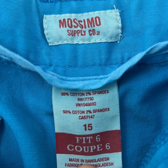 Mossimo Juniors pants in Blue Size 15 Fit 6 Coupe 6 - Picture 5 of 5